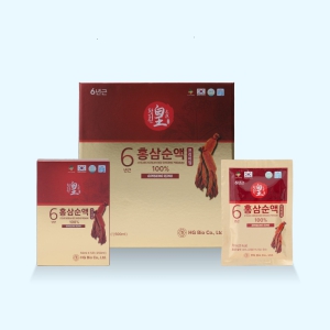 NƯỚC HỒNG SÂM 6 NĂM TUỔI 100%