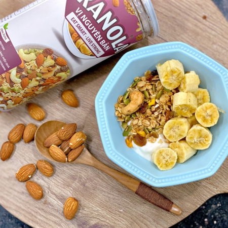 GRANOLA- NGŨ CỐC DINH DƯỠNG HỘP 500gr