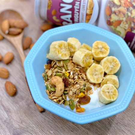GRANOLA- NGŨ CỐC DINH DƯỠNG HỘP 500gr