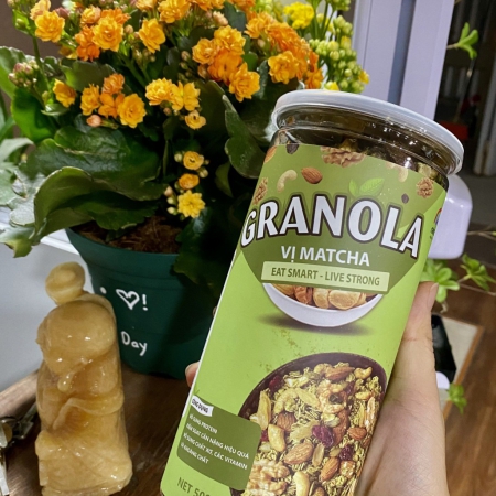 GRANOLA VỊ MATCHA HỘP 500GR