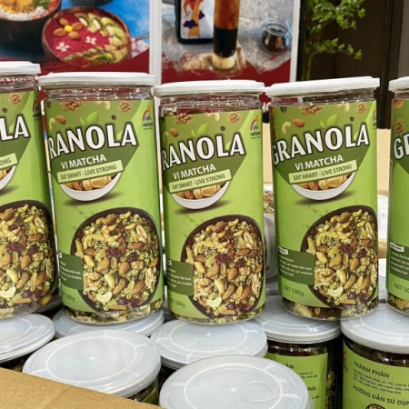 GRANOLA VỊ MATCHA HỘP 500GR