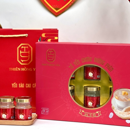 |THIÊN HỒNG YẾN| YẾN CHƯNG ĐƯỜNG PHÈN SET 6 HŨ