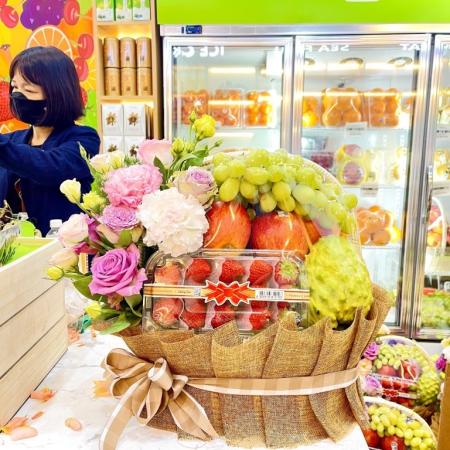 GIỎ HOA QUẢ TẶNG KHÁCH HÀNG