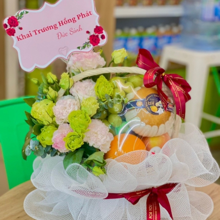 GIỎ QUÀ TRÁI CÂY KHAI TRƯƠNG-TƯƠI MÁT