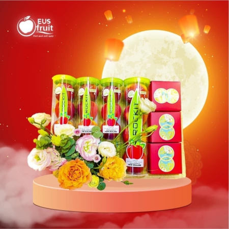 SET TÁO NHẬP KHẨU KÈM BÁNH TRUNG THU